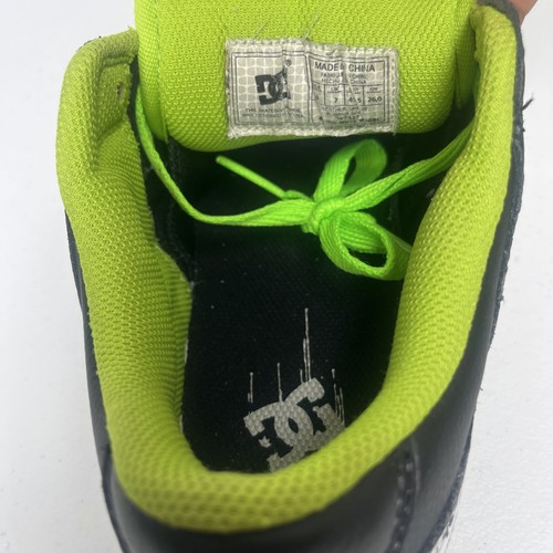 Dc Shoes Ken Block Manteca3 Black White Green 302427 without box Men Us 8 - Picture 6 of 8