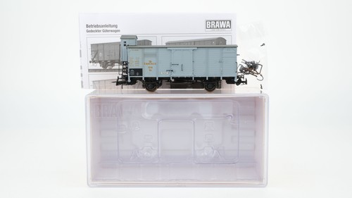 Brawa H0 49724 gedeckter Güterwagen Gm K.Sächs.Sts.E.B. | Zustand: Gebraucht