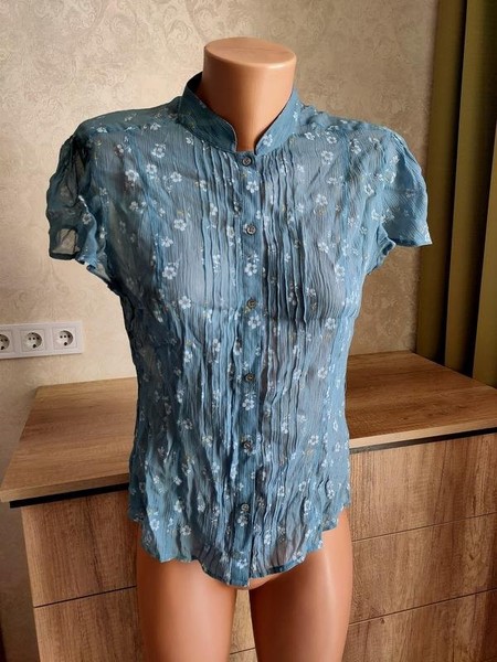 Women Laura Ashley Shirt Blue 40 / L / 48
