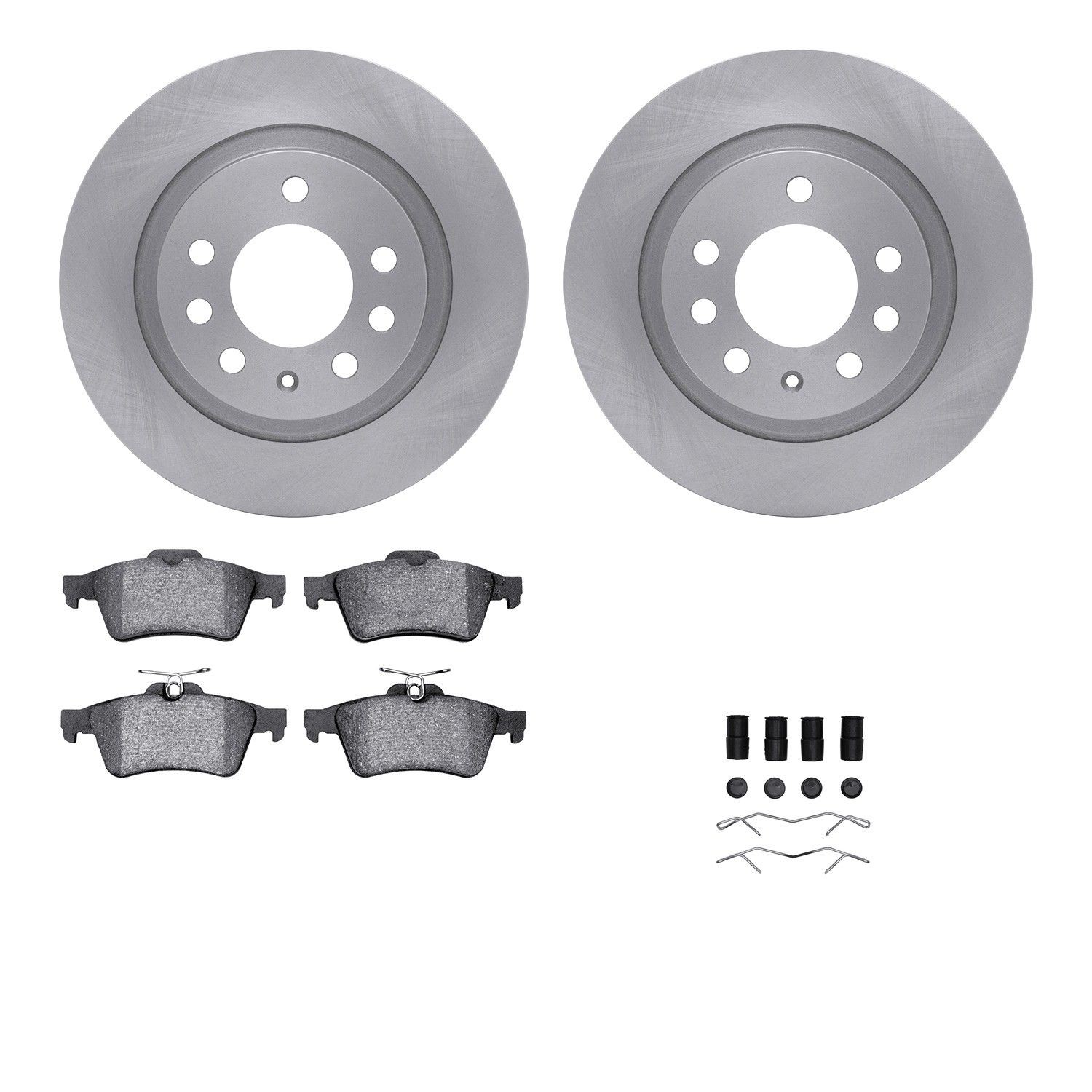 Dynamic Friction 6612-53011 Disc Brake Kit For 06-10 Pontiac Saturn Sky Solstice