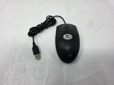 Logitech USB Wired Black Scroll Premium Optical Mouse M-BT58