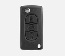 Custodia portachiavi ribaltabile 3 pulsanti per Peugeot Partner Citroen Berlingo SPEDIZIONE CE0536