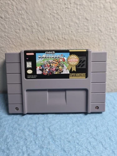 Super Mario Kart 1991 SNES Authentic Tested & Working Very Good Condition