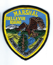 Bellevue Idaho ID Marshal *Gateway to the Sawtooth Mountains* patch - NEW!
