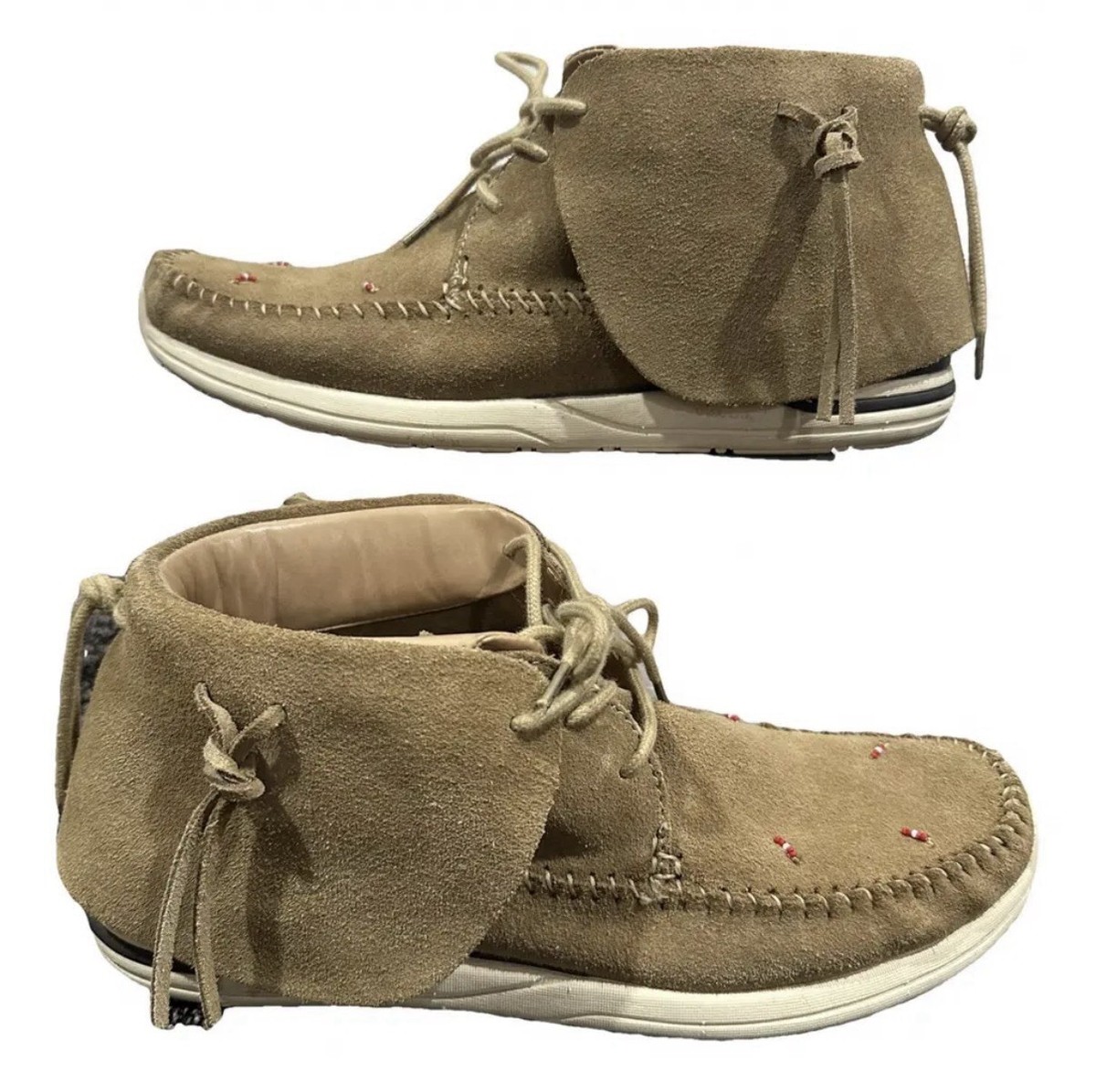NWT Visvim FBT Lhamo Folk Sand Sneaker 8.5m New w/ Tags and  display picture 2