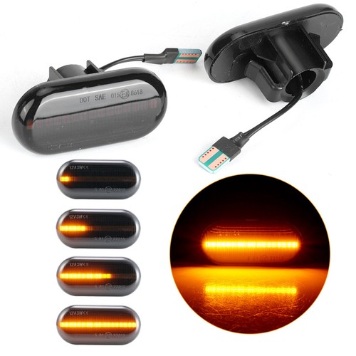 LED Blinker Turn Fit For Clio Car LED Dynamic Side Marker Flowing Turn Ligh RZRT - Picture 6 of 22