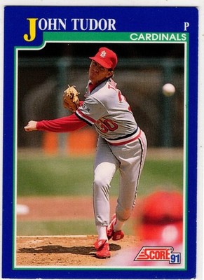 1991 Score Baseball John Tudor No. 53 St. Louis Cardinals