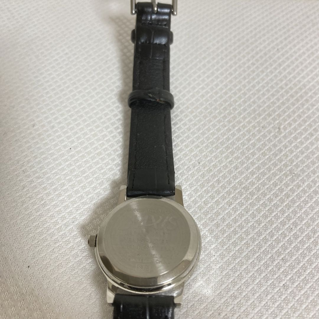 J-Axis Script Analog Quartz Men Men'S Watch Face Vintage