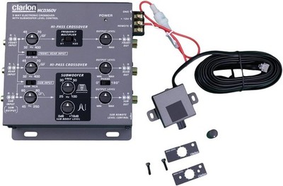 Clarion MCD360V 3-Way 6 Channel RCA Inputs Electronic Crossover