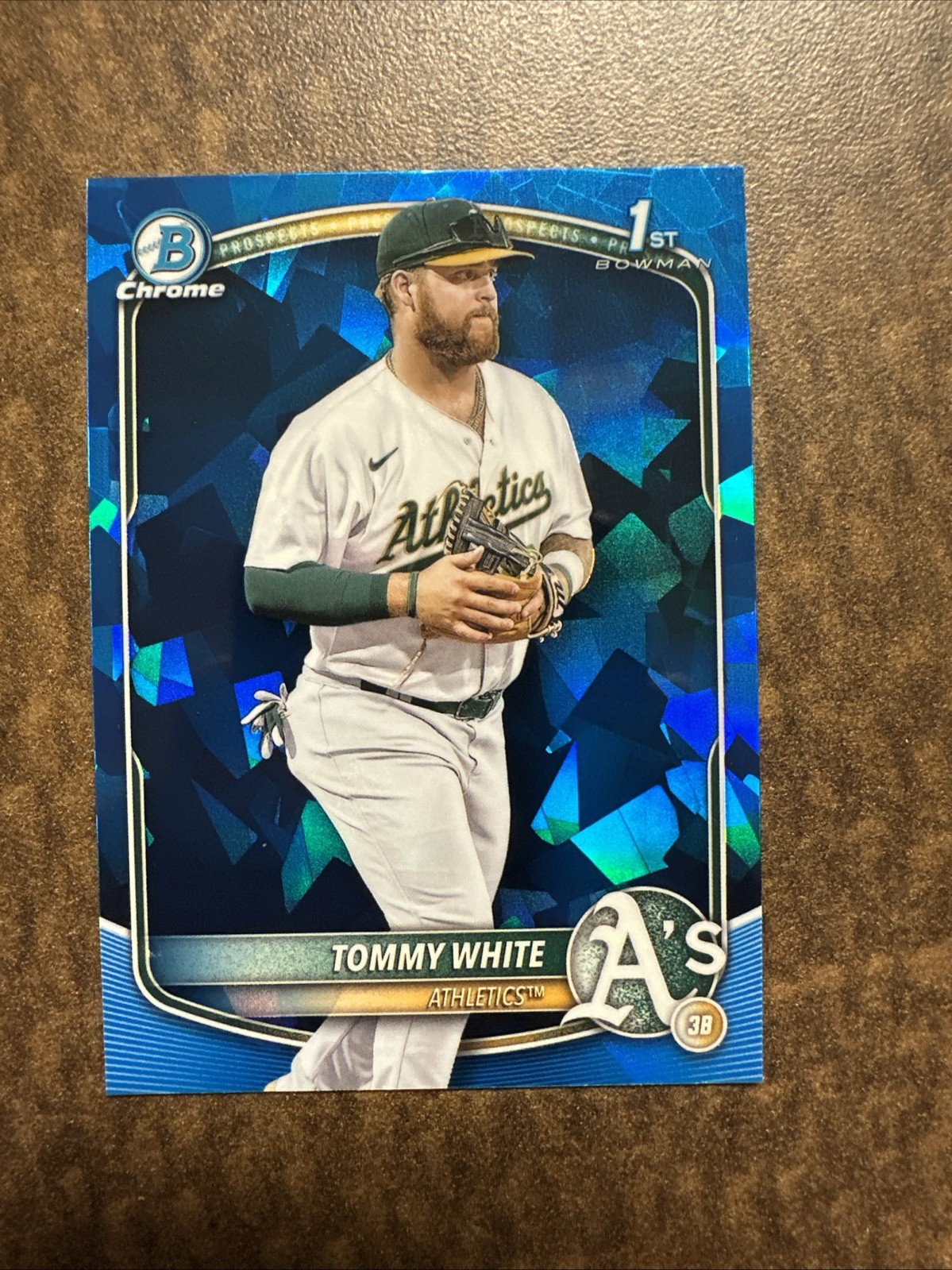 2025 Bowman Chrome Sapphire 1st TOMMY WHITE #BCP-251 Athletics