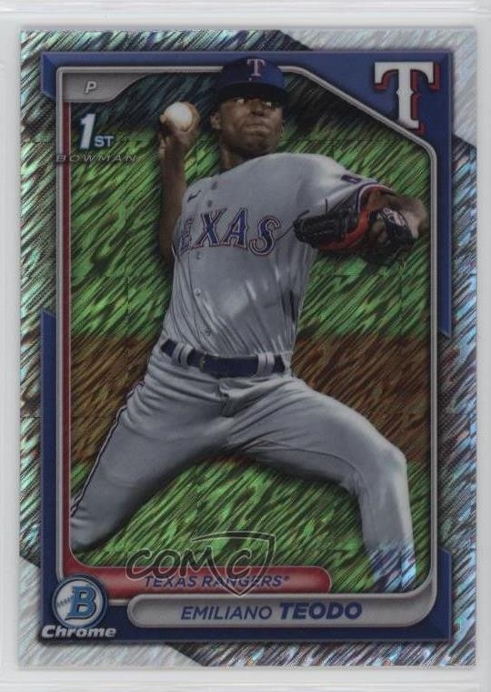2024 Bowman Chrome Prospects Shimmer Refractor Emiliano Teodo #BCP-180