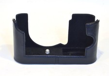 Authentique Demi Etui Leica CL en Cuir Noir