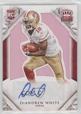 2015 Crown Royale Rookie Signature Retail Pink 1/10 DeAndrew White Auto 10un