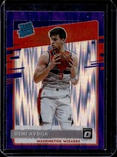 2020-21 Panini Donruss Optic Deni Avdija Purple Shock RC Rated Rookie #159