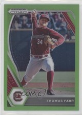 2021 Panini Prizm Draft Picks Lime Green Prizm 59/75 Thomas Farr #PDP150 fm0