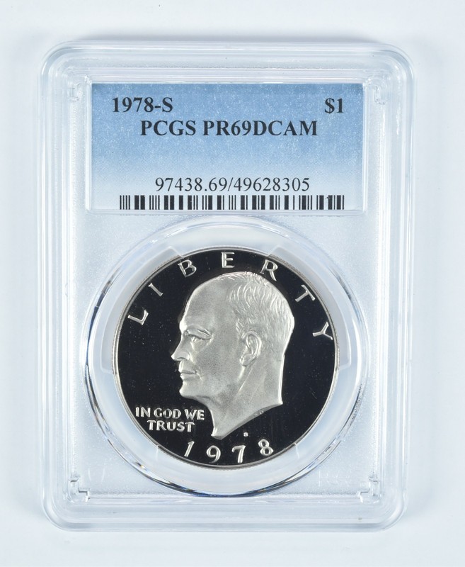 1978-S Eisenhower $1 PR69 DCAM PCGS Blue Label *9013