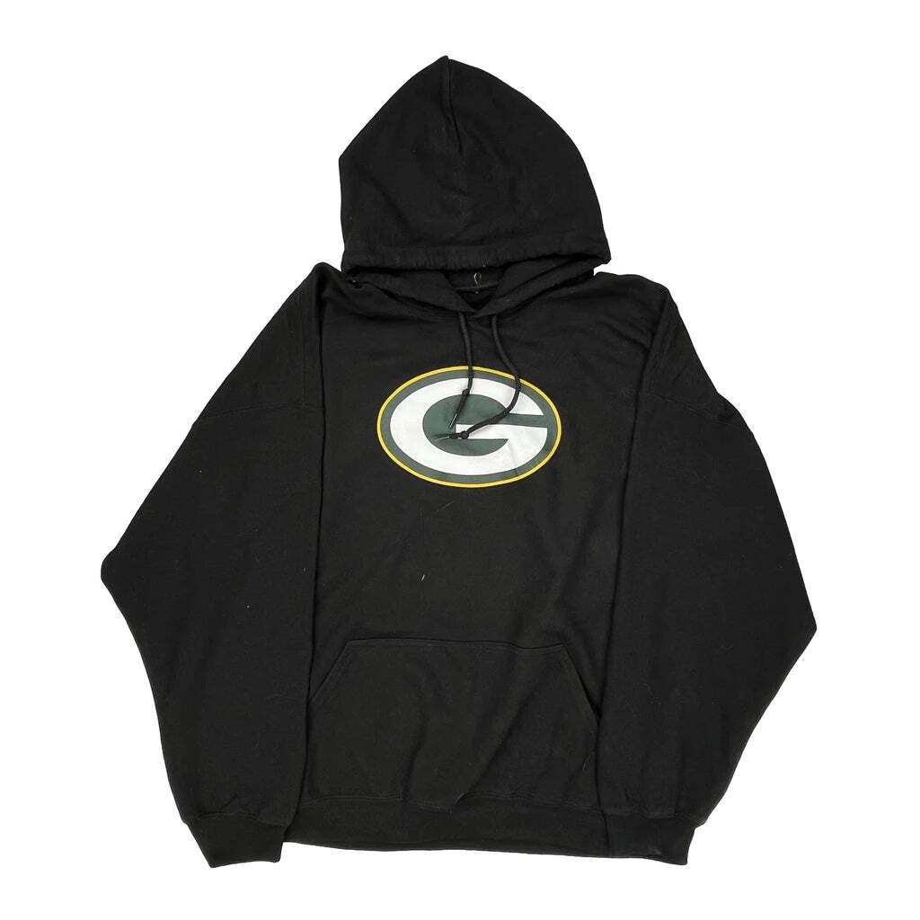 Green Bay Packers NFL Hoodie - 2XL Black Cotton