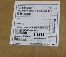 Thermo Adj. Floor Stand 1.8m Support for Cabinets  Hoods 37.4-35.4 (3378183)