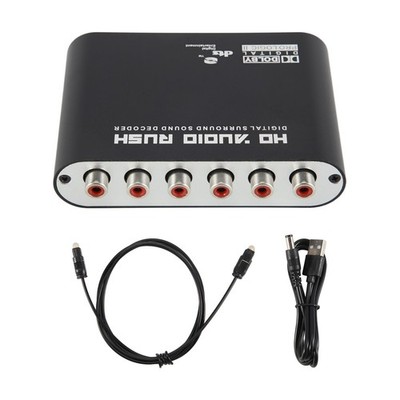 5.1Ch Audio  Spdif Koaxial Zu Cinch Dts Ac3 Digital Zu 5.1 Verstärker Analo3812