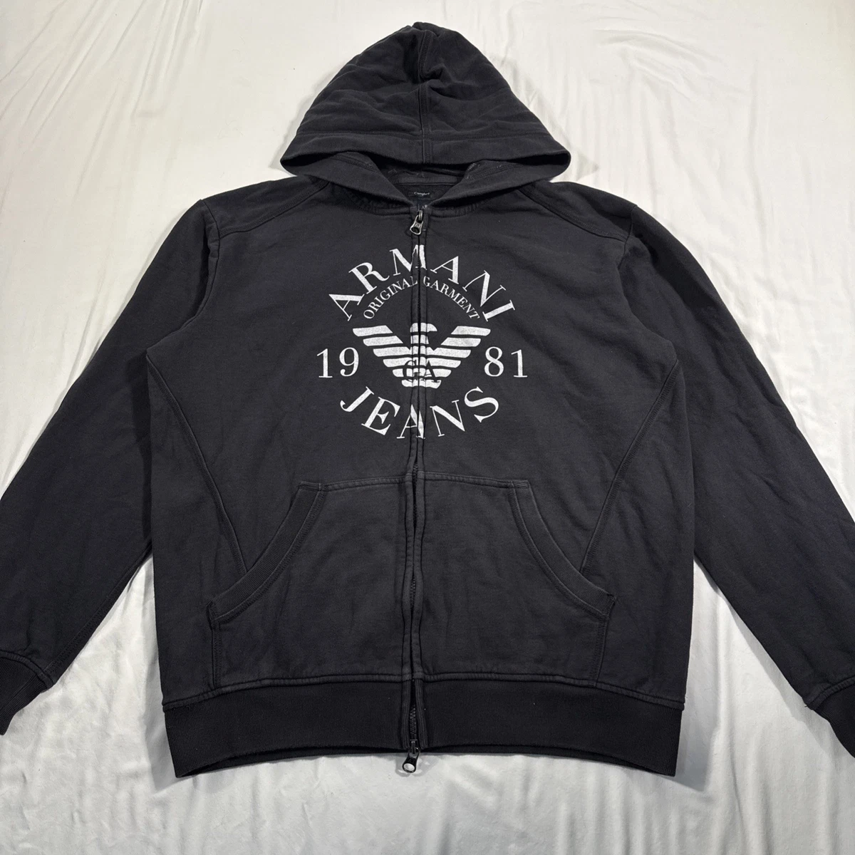 イタリア製】ARMANI JEANS ハーフジップ スウェット vintage Vintage 