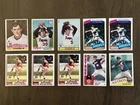(10) Topps Nolan Ryan cards lot collection 1976, 1978, 1979, 1980 1982 1984 1985