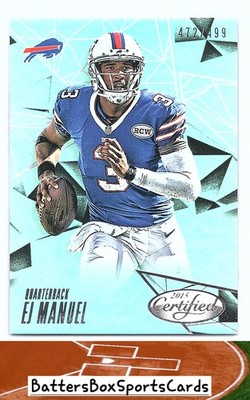 2015 Panini Certified #87 EJ Manuel Mirror Silver #/499