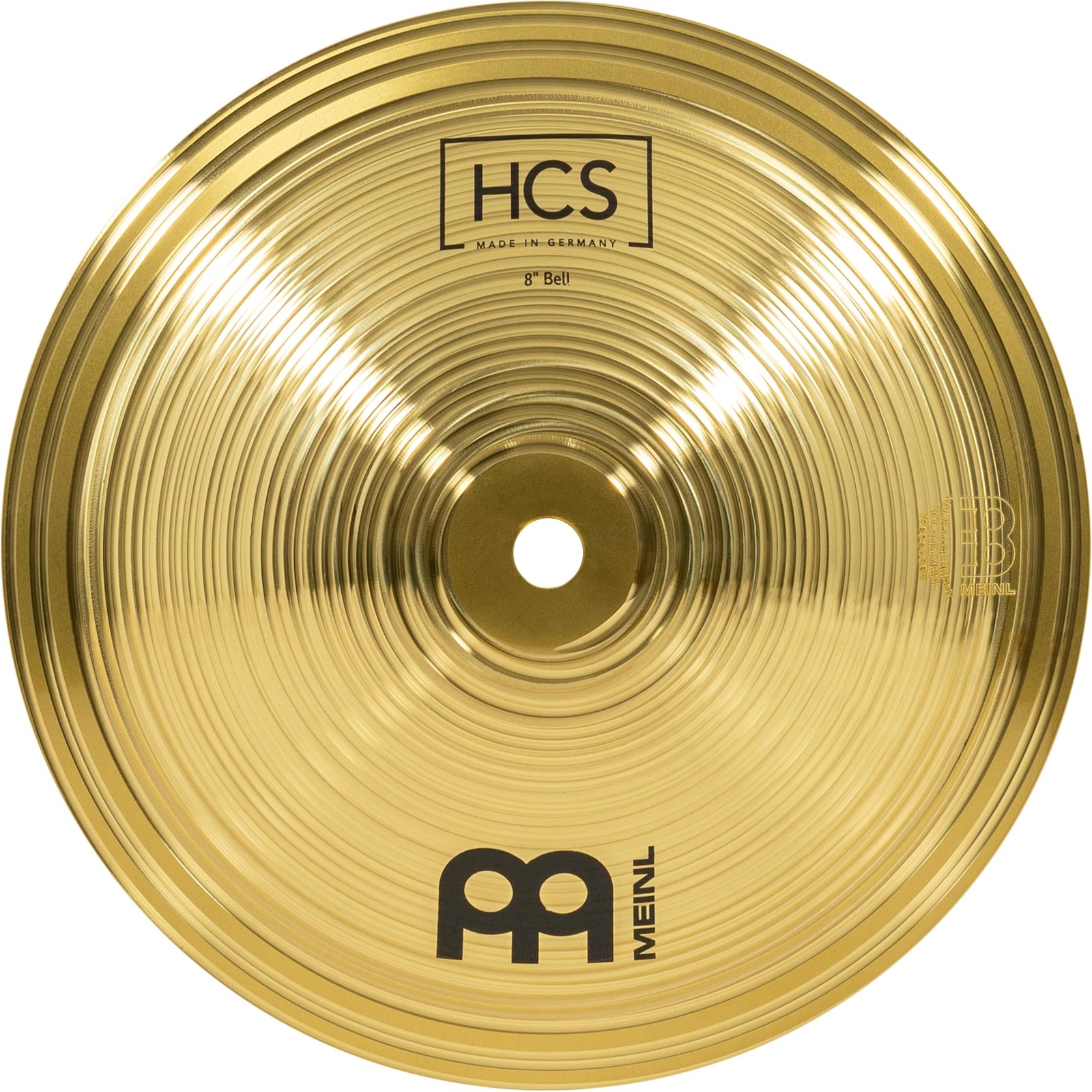 Cymbale cloche HCS 8 pouces à résonance longue pour accents nets sur batterie