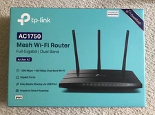 TP-Link Archer A7 AC1750 Wireless Dual-Band Gigabit Router - Black