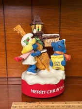 1982 Vintage Wallace Berrie & Co. Musical "Smurf" Christmas Figurine