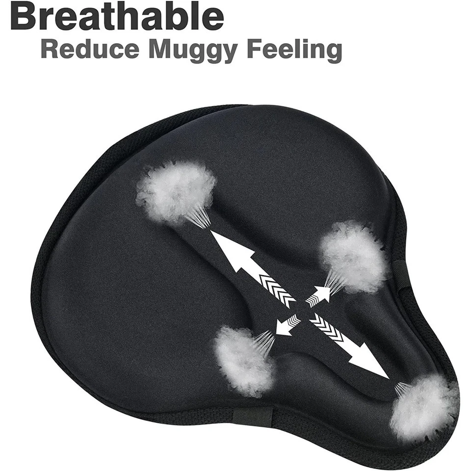 Funda de cojín de asiento de bicicleta cómoda Big Bum almohadilla de sillín de bicicleta deportiva EE. UU. Foto 3 de 4