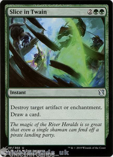 Slice in Twain :: Commander 2019 :: C19-EN-181 Uncommon Mint MTG Card