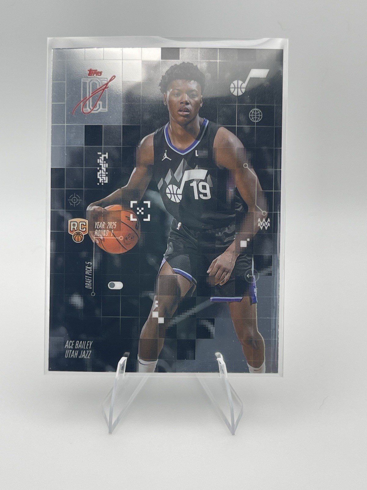 Topps Signature Class 2025-26 Ace Bailey Utah Jazz After Image RC #AF-5