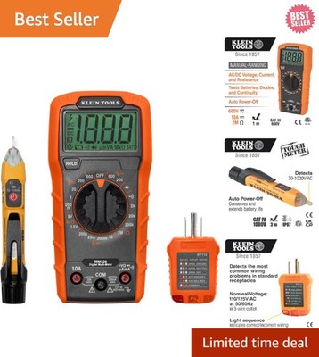 Compact Multimeter & Voltage  Kit: Essential Tools for DIY and Professionals