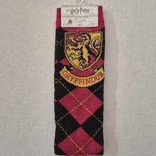 Wizarding World Harry Potter Gryffindor Knee High Socks Size 4-10 NWT