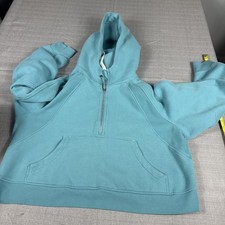 Lululemon Scuba Oversized Half-Zip Hoodie Poolside Blue size XL/XXL
