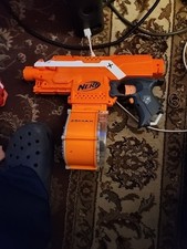 Nerf N-Strike Elite Stryfe Motorized Blaster W/ 25 Round Drum Mag Mint Condition