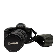 Canon EOS 3 35mm SLR Film Camera Body W/ Sigma Lens 70-300mm Strap From JAPAN