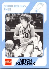 1989-90 Collegiate Collection/Coca-Cola North Carolina's - Mitch Kupchak #49