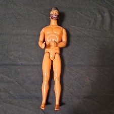 Vintage 1980s Mattel Ken Doll Malaysia 1968 Body 1983 Head colourd on beard 