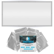 Fluorescent Light Covers for Classroom or Office - Light Filter pack of 2 ; ...