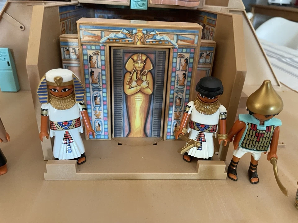Pyramide Égypte Sphinx Playmobil 4240 4242 4243 Vintage - Photo 3/4