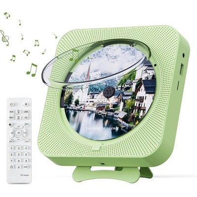 Multi-Function CD Player Bluetooth Speaker FM Radio Remote Control Wall Mounted