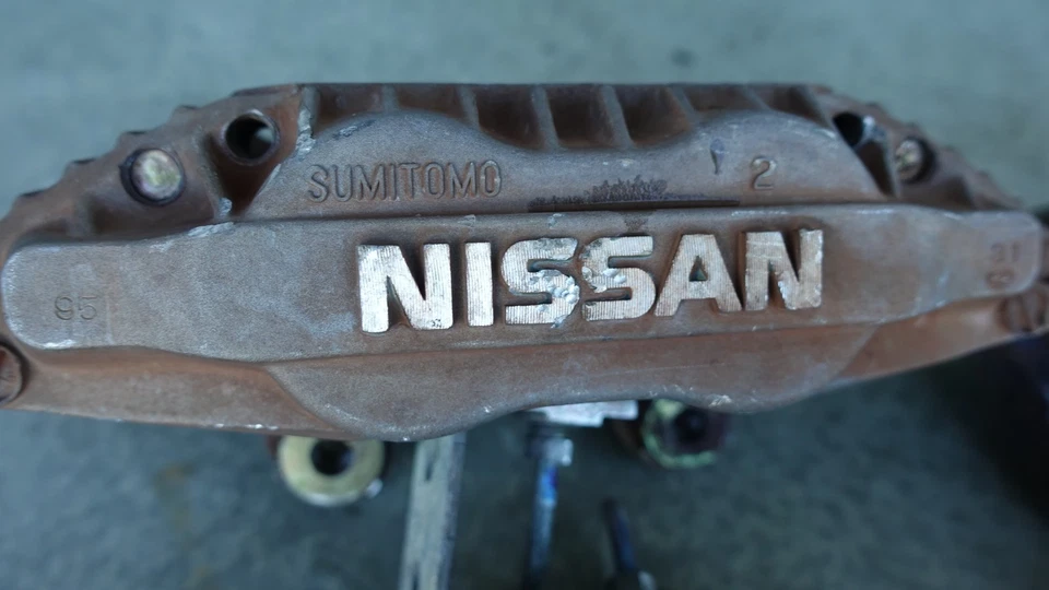 1990-1996 NISSAN 300ZX Z32 FAIRLADY FRONT REAR BRAKE CALIPERS Aluminum OEM - Image 3 of 4