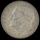 90% Silver - Pre-1965 Roosevelt Dime Circulated Condition - M1-8
