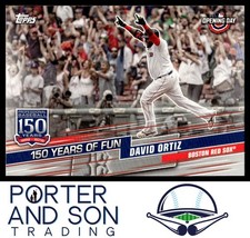 David Ortiz 150 Years of Fun 2019 Topps Opening Day #YOF-20 Boston Red Sox