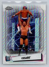 2021 Topps Chrome WWE #53 Cesaro Refractors