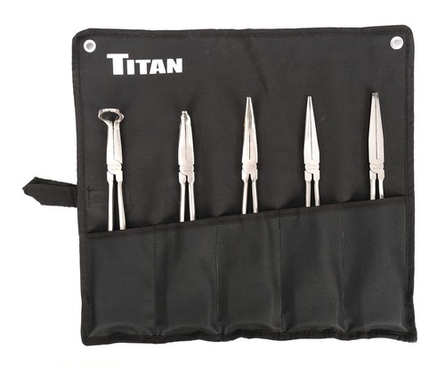 60769 5-Piece 11-Inch Long Nose Pliers Set - Picture 2 of 4