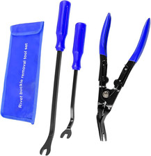3 PCS Auto Clip Pliers Set and Fastener Remover, Car Trim Removal Tool Pry Tool