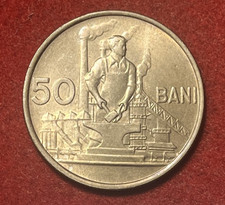 Romania 50 Bani 1956 BU Copper-Nickel Coin KM#86 T10753