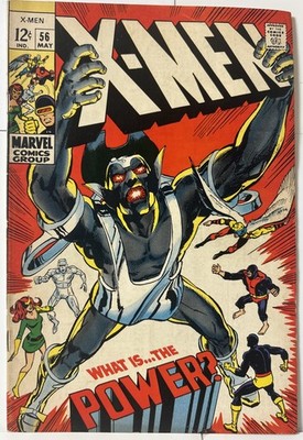 X-Men #56 (Marvel 1969) 1st Living Monolith Neal Adams cover/art *FN-*